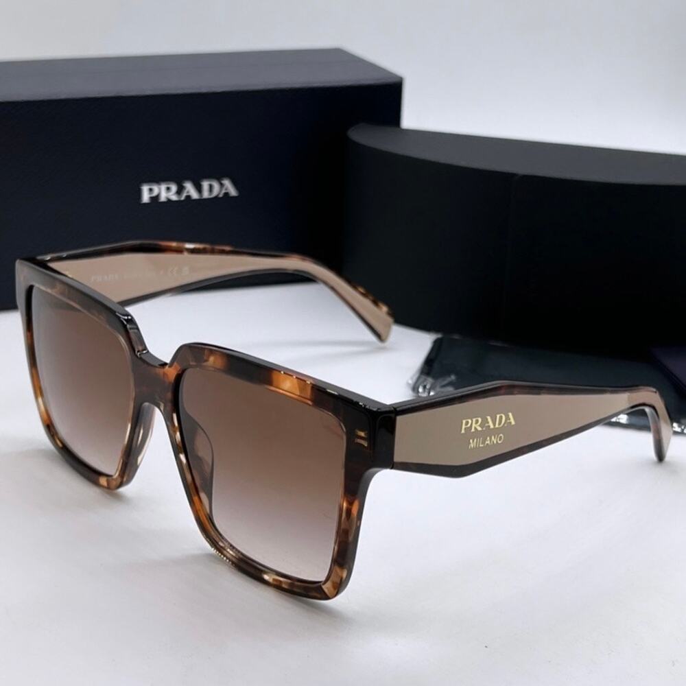 NEW Prada PR24ZS Sunglasses in Brown Powder